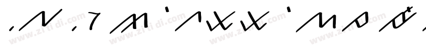 ULU 7 SEGMmENT Regu字体转换